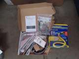 Brasscraft universal gas installation kit, kitchen sink spray hose and head assembly, and faucet set