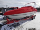 1988 Raven 2300CT boat, 22ft 8in with Mercruiser inboard outboard motor