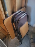 Card table set with 4 folding chairs