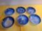 6 Copenhagen collector plates