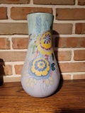 Weller 12 inch rose pottery vase