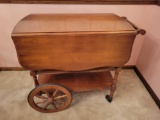 Tea cart with one drawer