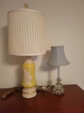 Aladdin glass lamp and stick lamp