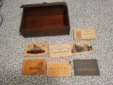 Dresser box with assorted post card sets