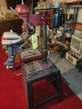 Early delta table top drill press with craftman stand