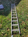 Louisville aluminum extension ladder, 20 ft