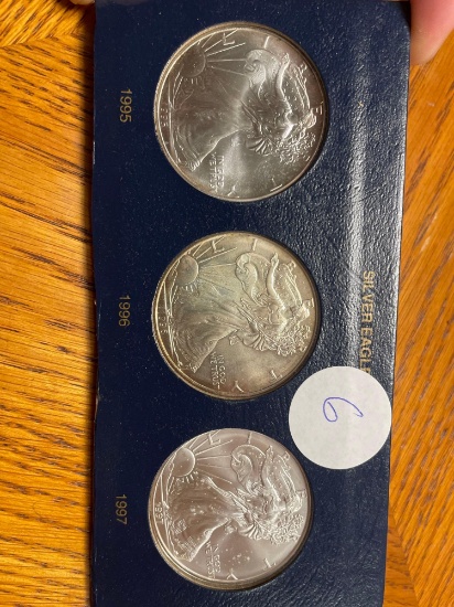 (3) silver eagles