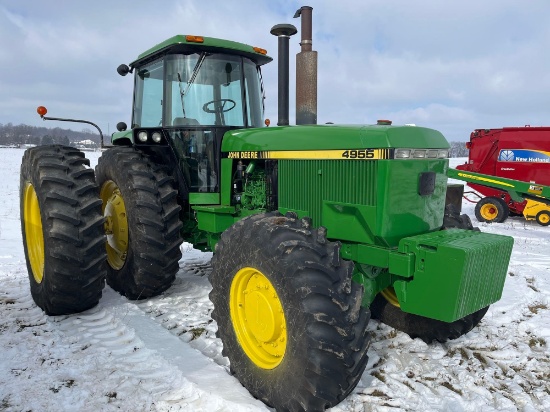 1989 JOHN DEERE 4955 MFWD C/H/A