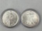1991 & 1993 US Silver Eagle .999 Silver bid x 2