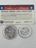 President Barack Obama Colorized Coins