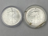 1995 & 1995 US Silver Eagle .999 Silver bid x 2