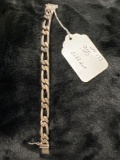 marked .925 heavy chain bracelet