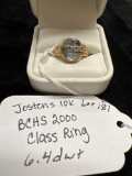 Justin's BCHS 2000 class ring 10K