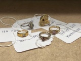 5 electric plated rings