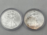 2011 & 2013 US Silver Eagle .999 Silver bid x 2