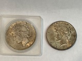 1922 & 1923 Peace Dollar bid x 2