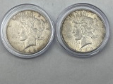1923 & 1925 Peace Dollar bid x 2