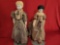 2 Antique German china head dolls