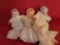 3 Early baby dolls, 2 marked Grace Putnam