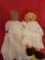 Pair of cloth dolls, Raggedy Ann and other doll
