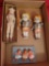 Box of porcelain kewpie dolls, Italy Dolly sister, Reedy, porc. head and limb doll