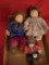 3 Cloth dolls