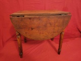 Antique Doll/Childs size oak drop leaf table