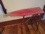 Childs vintage wood ironing board