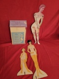 Group of vintage paper dolls, Jackie Kennedy and little fanny set