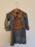 Vintage childs outfit with hand stitching