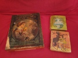 Dissected picture puzzle and Shirley Temple books