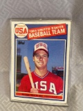 topps mark mcgwire 1984 US team baseball card