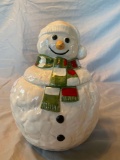 snowman cookie jar