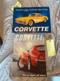 Tin Corvette Signs