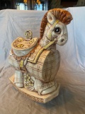 Rocking horse cookie jar - Treasure craft