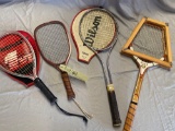 Marty Hogan racket and others