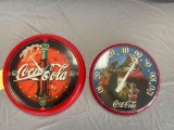 pair Coca Cola thermometers