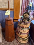 Butter Churn, Decorative Boxes, Bear