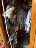 Scarves and Contents of Closet, Shoes, Clothing