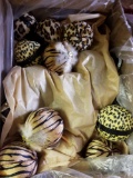 Animal print ornaments