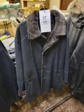 b & c 4xl shearling coat