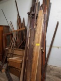 Large lot of early trim and moulding