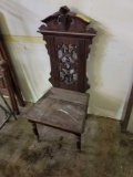 Victorian chair with lift seat