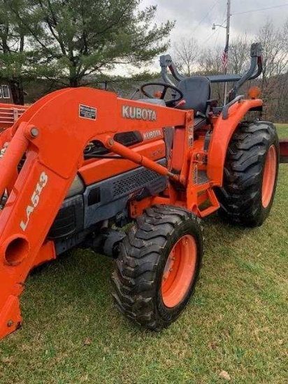Kubota L3130 Diesel Tractor W/ Loader & Backhoe, 1,163 Hrs