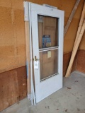 exterior door, wood bifold door