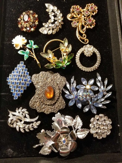 Victorian broaches