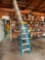 Werner fiberglass step ladder and alum ext ladder