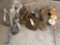 Assortment of ropes, pulleys, wire spools, & hook straps