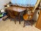 Drop-leaf dining table w/ 2 chairs