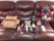 Assortment of vintage dolls & toys - GI Joe, Mattel Shogun, space, robots, & more